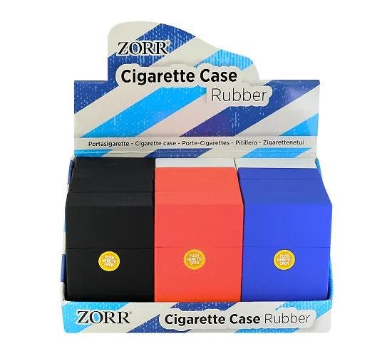 Rubber sigarettenbox, Verzamelen, Rookartikelen, Aanstekers en Luciferdoosjes, Tabaksdoos of Verpakking, Verzenden