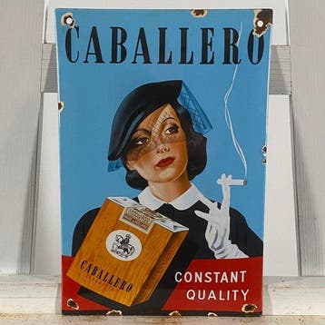 CABALLERO - Reclamebord - 30x20cm - Gemaakt van een dikke