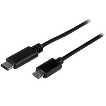 USB-C naar Micro-USB Kabel / Oplaad- en Datakabel (USB 2.0), Verzenden, Zo goed als nieuw