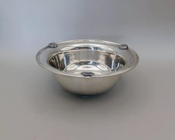 Art Deco Caviar - Kom - .800 zilver