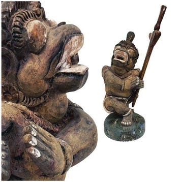 kleine Kris drager - Tualen - Malen / Sewar - Indonesië, Antiek en Kunst
