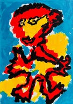 Karel Appel (1921-2006) - Sans-titre - Lithographie
