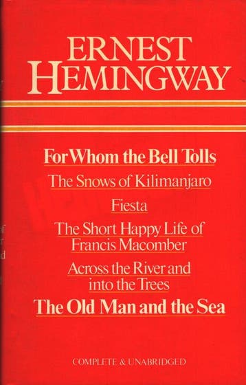 Ernest Hemingway - Novels, Boeken, Verzenden, Gelezen