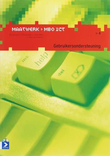 GEBRUIKERSONDERSTEUNING 4, MAATWERK MBO ICT 9789039524916, Boeken, Verzenden, Zo goed als nieuw, GRAAF DE