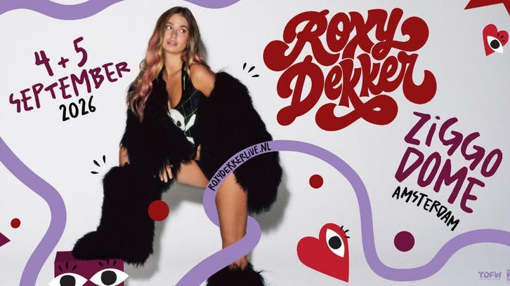 Roxy Dekker - 4 september 2026, Tickets en Kaartjes, Concerten | Pop