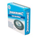 Silverline komborstel - geknoopte staaldraad - diameter 1..., Ophalen of Verzenden, Nieuw