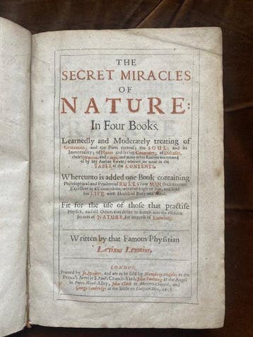 Levinus Lemnius - [SCIENCE, MEDICINE, AND SECRETS] The
