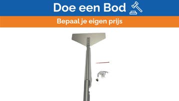 Bieden: Aluminium Windvane Tale Short Silver, Ophalen of Verzenden, Nieuw