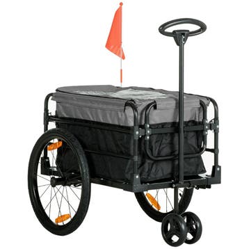 TRUUSK 2-in-1 Fietsaanhanger - Vrachtaanhanger voor Fiets -, Verzenden, Nieuw