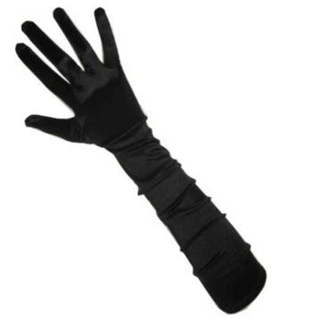 Lange zwarte gala handschoenen - Party handschoenen, Verzenden, Nieuw
