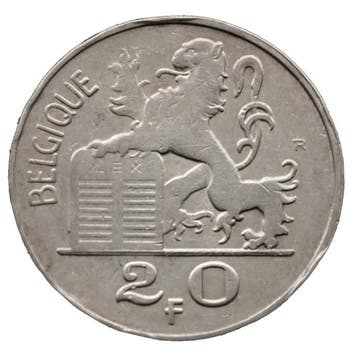 zilveren 20 Belgische Franc (1949-1954), Verzenden, Munten