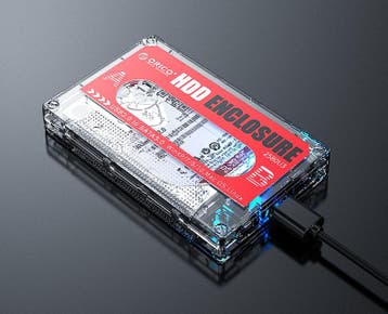 HDD SSD behuizing retro tape cassette bandje style SATA 2.5, Computers en Software, Nieuw