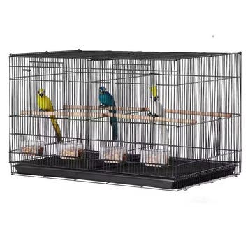 Stapelbare Vogelkooi met Verdeler en Zitstokken, Verzenden, Nieuw