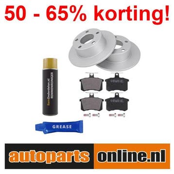 Remschijven + Remblokken Audi A6 achterzijde, Verzenden, Nieuw, Audi