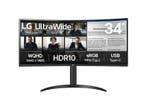 Lg - UWQHD  Monitor - 34 inch, Verzenden, In hoogte verstelbaar, VA, Nieuw