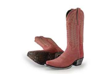 Caborca Silver Cowboy laarzen in maat 39 Roze, Overige kleuren, Verzenden, Zo goed als nieuw, Caborca Silver