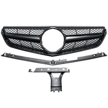 Grill Mercedes C207 W207 A207 (2009-2012) Coupe Cabrio Zwart, Ophalen of Verzenden, Nieuw