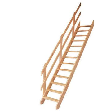 rechte trap steektrap molenaarstrap zoldertrap 80 cm € 180,-, Ophalen, Nieuw, Trap, 2 tot 4 meter
