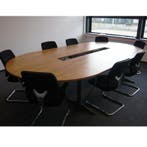 (MDK-100745) Ahrend Mehes vergadertafel met nieuwe bladen, Ophalen of Verzenden, Gebruikt