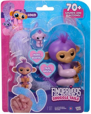 FINGERLINGS SNUGGLE TAILS MONKEY van €25,99 voor €13,00, Ophalen of Verzenden, Nieuw