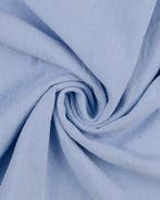 Vintage Katoen Linnenlook Lichtblauw, Nieuw, Blauw