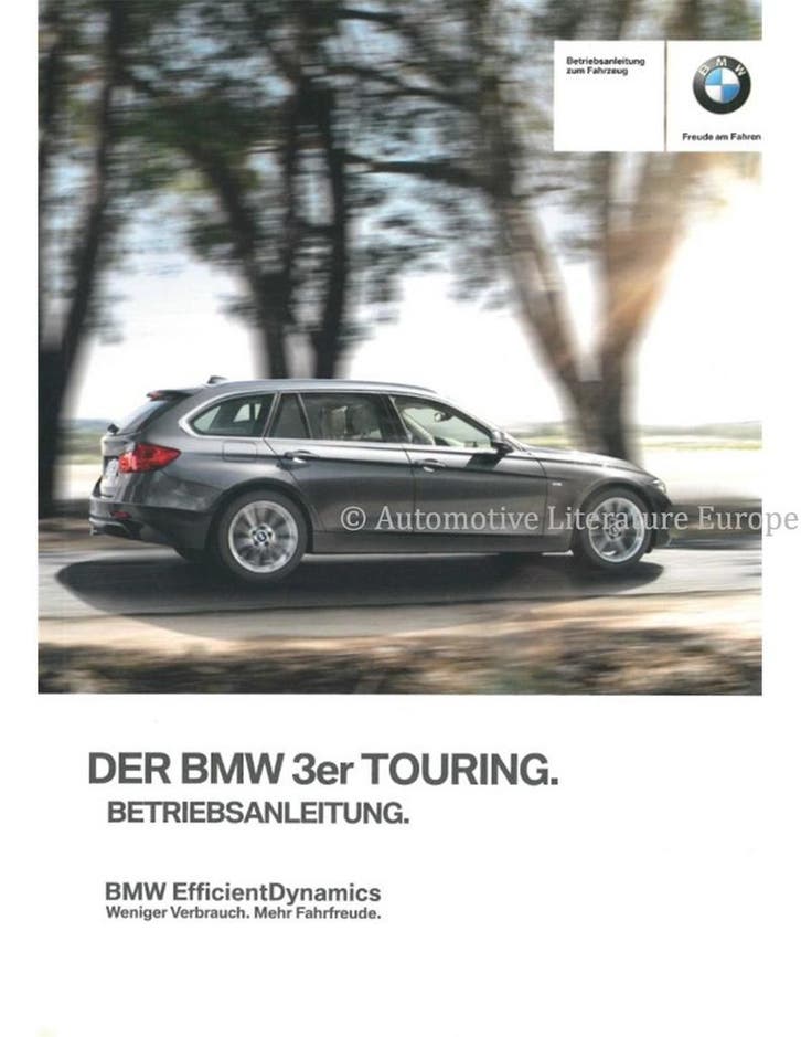 2014 BMW 3 SERIE TOURING INSTRUCTIEBOEKJE DUITS, Auto diversen, Handleidingen en Instructieboekjes