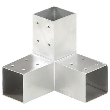 vidaXL Paalverbinding Y-vorm 71x71 mm gegalvaniseerd metaal, Verzenden, Nieuw