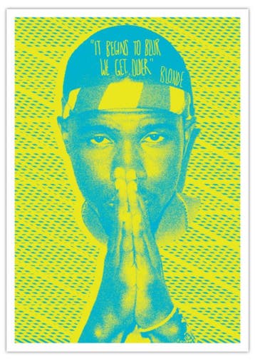 Posters - Poster Ocean, Frank - It begins to blur, Verzenden, Zo goed als nieuw