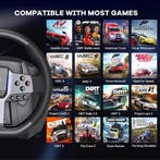 2dekans | PXN Gaming Stuur - V9 Gen 2 - 270/900° - Pedalen -, Ophalen of Verzenden, Zo goed als nieuw