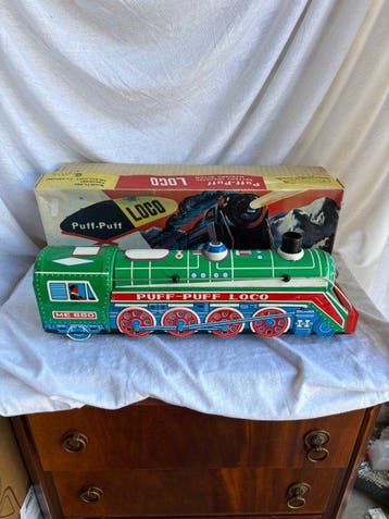 Vintage Puff-Puff Loco ME 660 – Grote Blikken Trein –