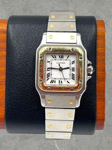 Cartier - Santos Galbée - 0902 - Dames - 1980-1989, Sieraden, Tassen en Uiterlijk, Nieuw