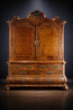Kabinet - Burr walnut, Oak