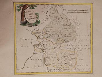 Nederland - Provincies Overijssel en Drenthe; Franz Johann, Boeken, Atlassen en Landkaarten, Nieuw