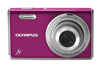 Olympus FE-4000 Digitale Compact Camera - Paars, Verzenden, Zo goed als nieuw