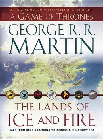 The Lands of Ice and Fire (A Game of Thrones): Maps from, Verzenden, Nieuw
