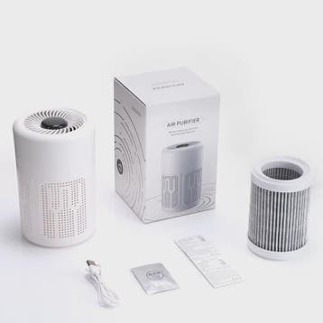 Draagbare Luchtzuiveraar met HEPA Filter, Ionisator & USB -, Verzenden, Nieuw