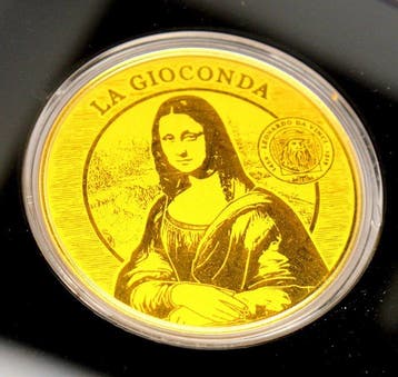 Togo. 1500 Francs 2022 La Gioconda Mona Lisa 1/200oz (.999)