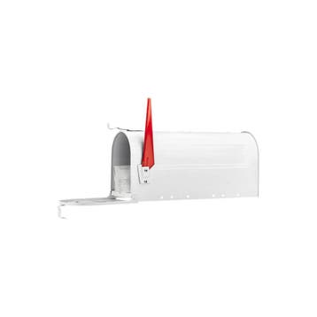 G2 Amerikaanse brievenbus US Mailbox met paal - wit, Tuin en Terras, Brievenbussen, Verzenden, Nieuw