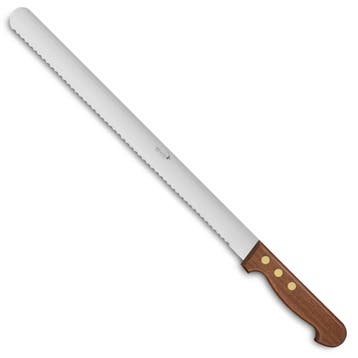 Déglon Fijn getand taartmes – Houten handvat – 36 cm, Ophalen of Verzenden, Nieuw, Hout