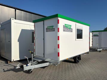 HUUR Schaftwagen snelverkeer - 4 x 2 meter met berging, Ophalen of Verzenden