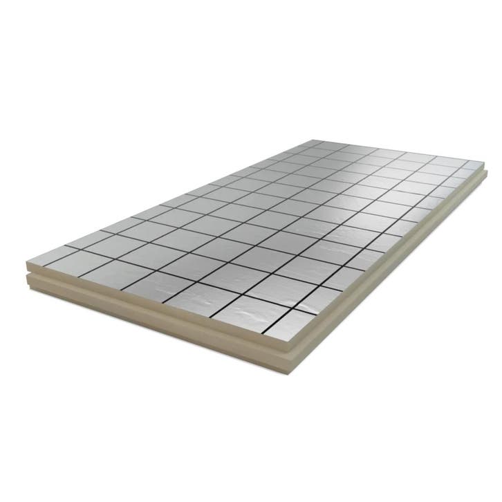 PIR Spouwplaat 1200x600x100mm Rd:4.50 (=0,72 mÂ²), Doe-het-zelf en Verbouw, Isolatie en Afdichting, Minder dan 4 cm, Minder dan 5 m²