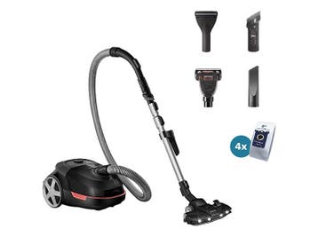 Philips -  Stofzuiger Met Zak Max Zuigvermogen 750 W, Verzenden, Nieuw, Stofzak, Minder dan 1200 watt