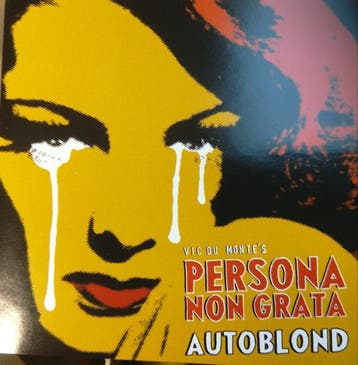 cd - Vic Du Montes Persona Non Grata - Autoblond, Cd's en Dvd's, Verzenden, Zo goed als nieuw