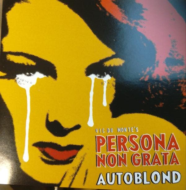 cd - Vic Du Montes Persona Non Grata - Autoblond, Cd's en Dvd's, Cd's | Overige Cd's, Zo goed als nieuw, Verzenden