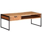 vidaXL Salontafel 110x55x40 cm massief acaciahout, Huis en Inrichting, Tafels | Salontafels, Verzenden, Nieuw, Overige houtsoorten