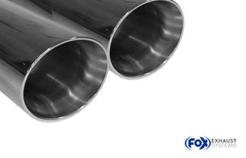 FOX VW Golf VI R 4motion uitlaat einddemper midden - 2x100 T, Verzenden, Nieuw