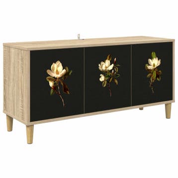 vidaXL Tv-meubel BREMEN 102 x 33 x 50 cm Sonoma Bewerkt hout, Minder dan 50 cm, Verzenden, Nieuw, Minder dan 100 cm