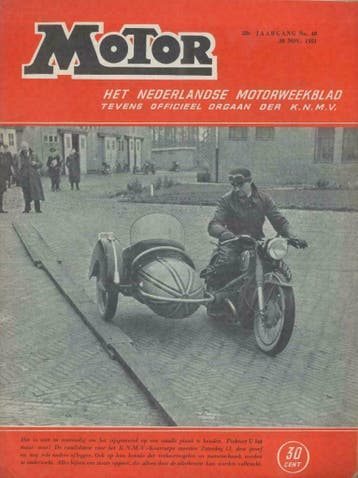 1951 Motor Weekblad Nr 48 Motortentoonstelling Londen, Boeken, Verzenden, Gelezen, Algemeen