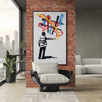 RAM - Vs Bansky Cop - Street Love Original Style - XXL Size