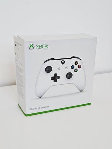 Microsoft - Xbox One - White Wireless Controller - Videogame, Nieuw